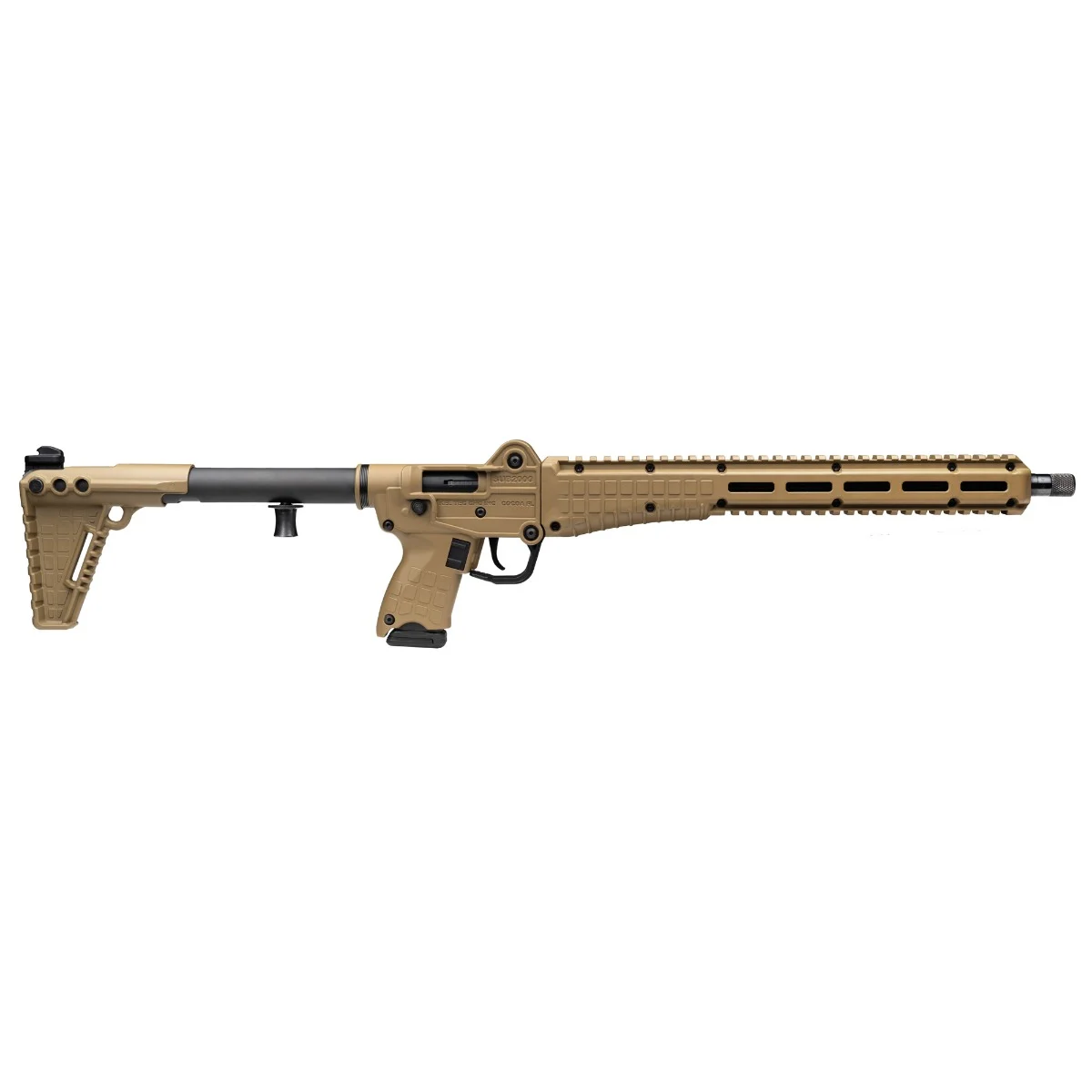 Kel-Tec SUB-2000 Gen 3 Carbine - Tan | 9mm | 16" Barrel | Accepts G19 G17 Mags | 10rd