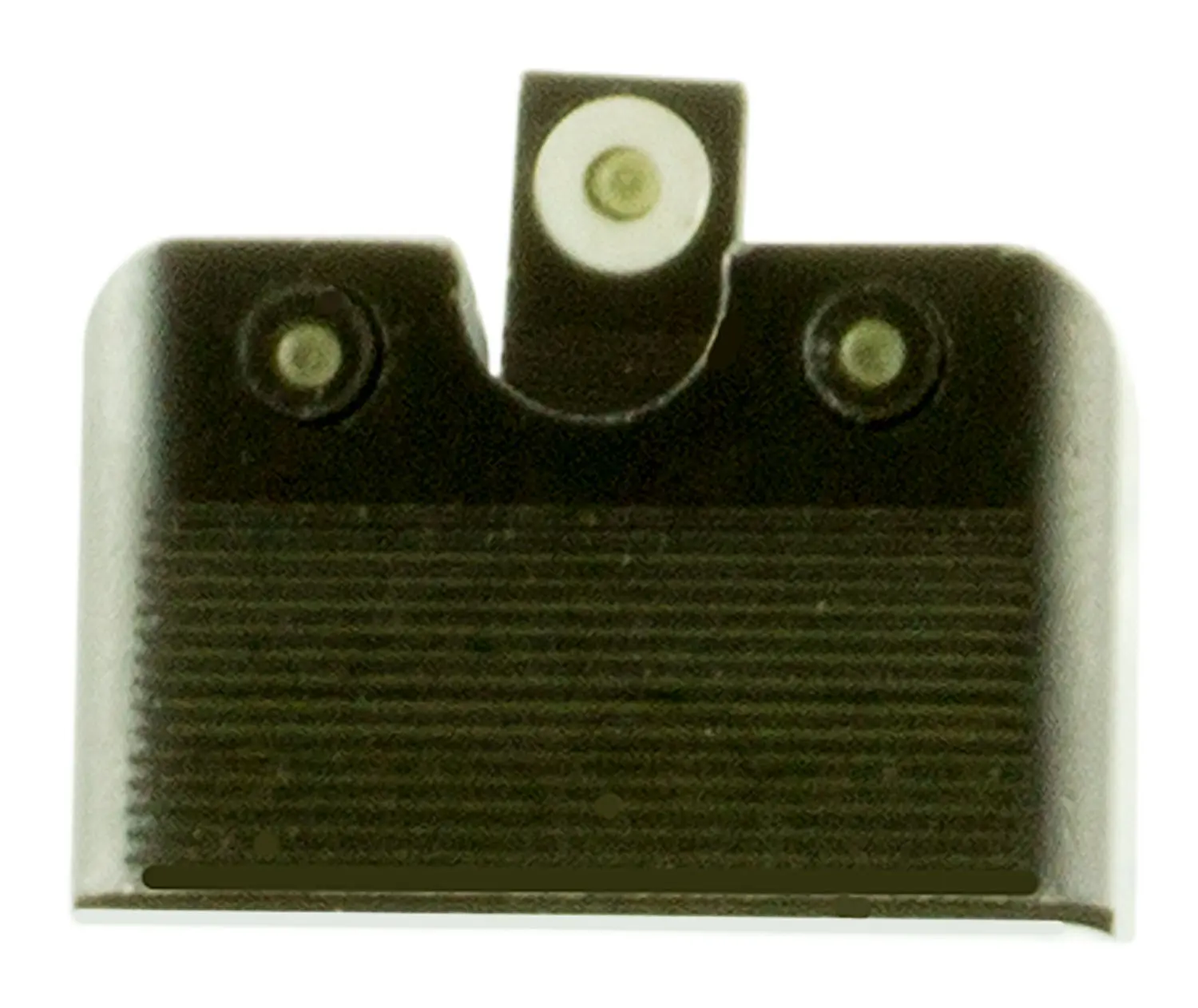 TruGlo TG231MP2W Tritium Pro Black | Green Tritium White Outline Front Sight Green Tritium Rear Sight