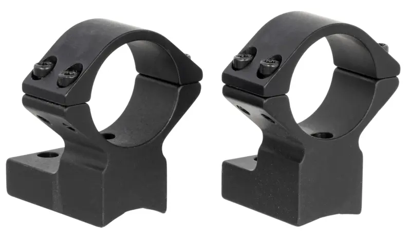 Talley 95X702 Scope Mount/Ring Combo Black Aluminum 1" Tube Winchester Model 70 High Rings 0 MOA