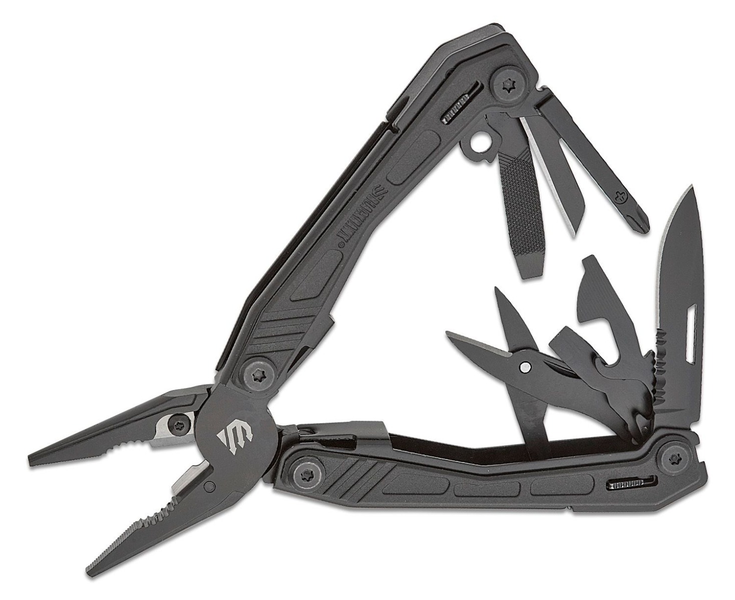 Blackhawk EDC Multi Tool Black Zytel Covers on Handle Injection Molded Sheath - BHMT20BK