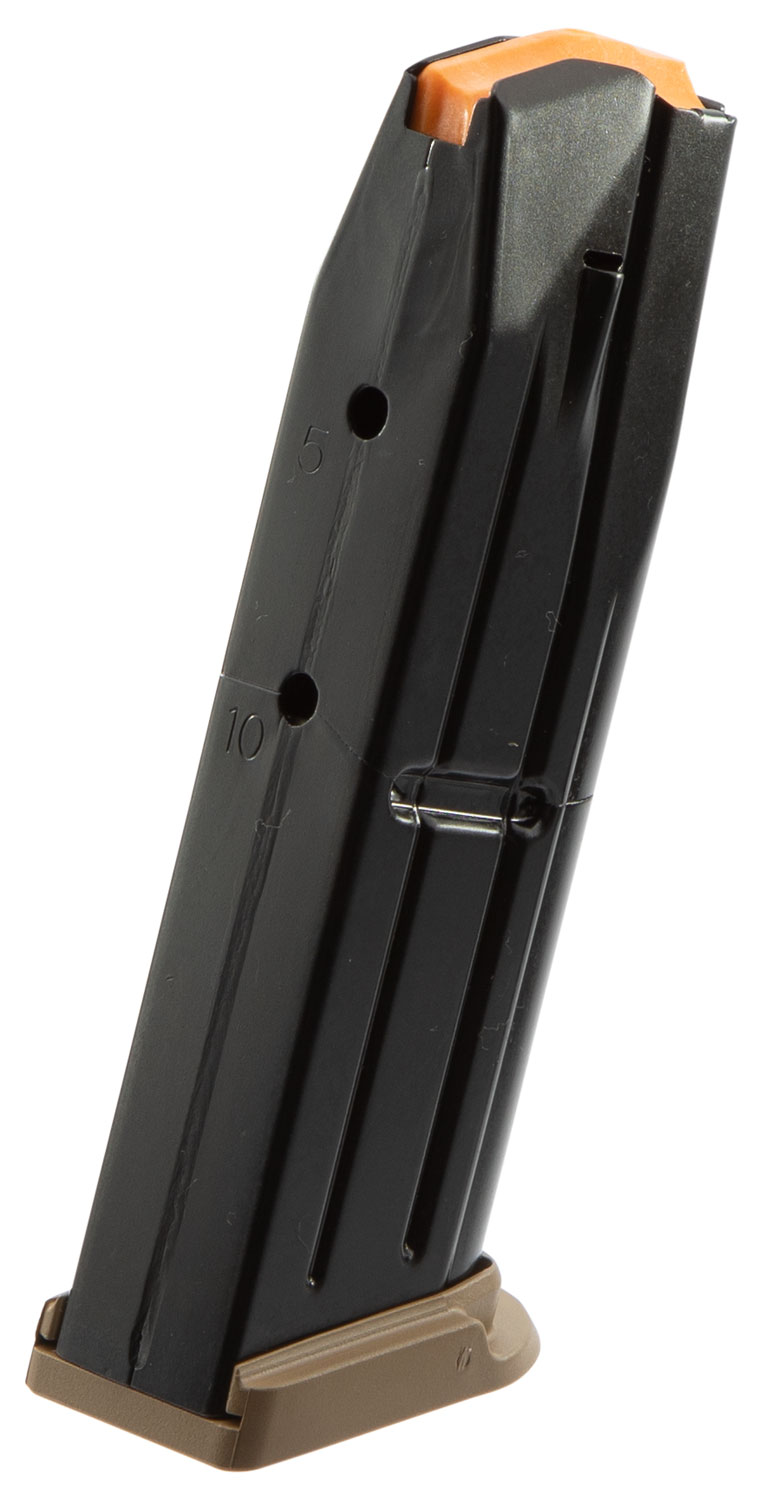 FN America 10 Round 9mm Detachable Magazine, Black Body/Flat Dark Earth Base - 201003462