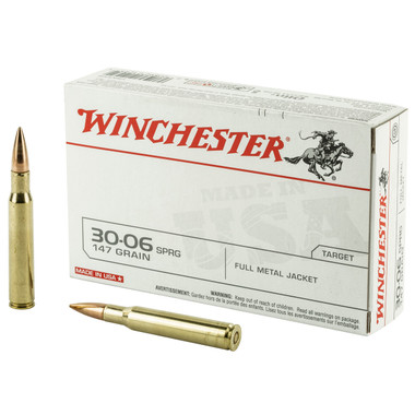 Winchester USA 30-06 Springfield 147 Grain Full Metal Jacket (FMJ)