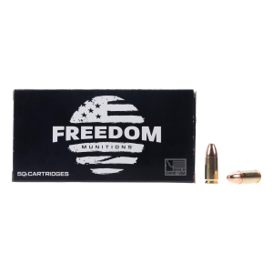Freedom Munitions Range 115 gr TMC 9mm Ammunition - 50 Rounds