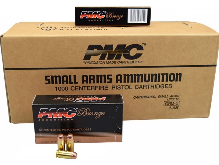 PMC .40 S&W Bulk Ammo 180 Grain FMJ 1000rd - PM40EC