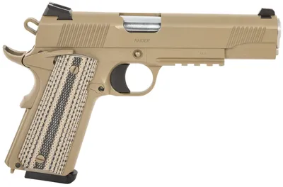 Tisas 1911 Duty 45 ACP 8+1 5" - Flat Dark Earth Cerakote  Ambidextrous
