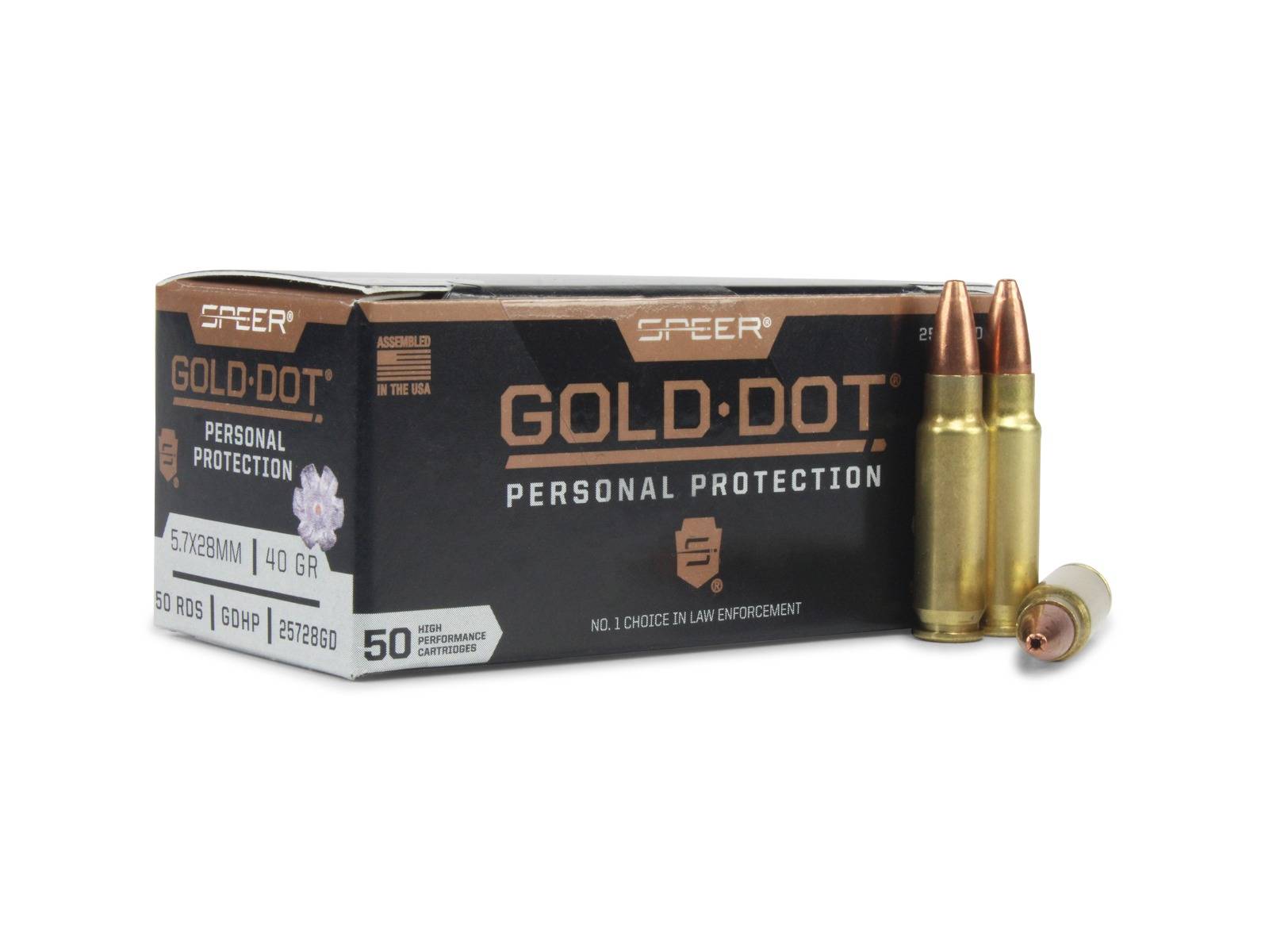 Speer Gold Dot 5.7x28 40 Grain JHP (Box)