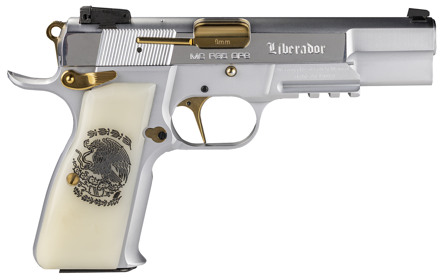 Girsan MCP 35 Liberador 9mm Handgun with Gold Controls