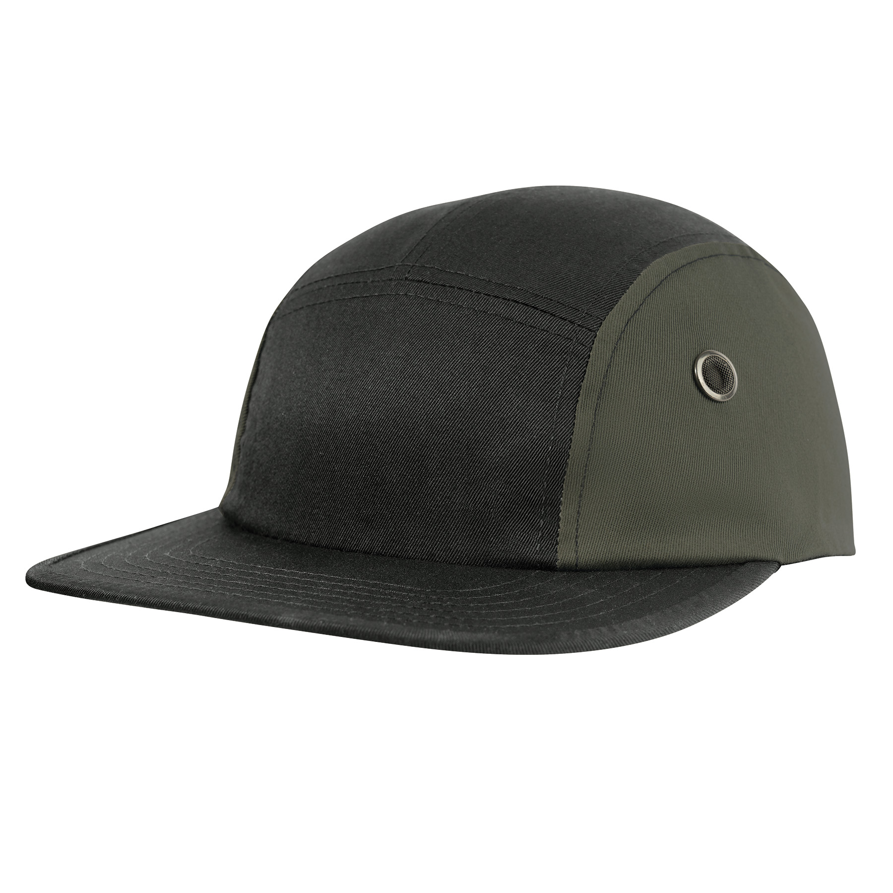 Rothco 5 Panel Street Cap - Olive Drab - Black