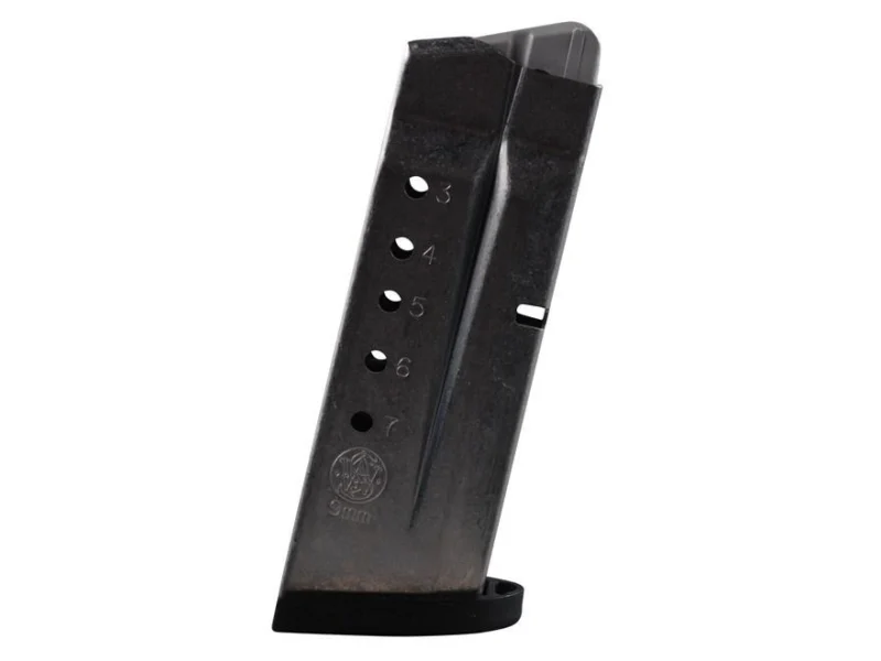 ProMag S M Shield Magazine 9mm Luger Blued Steel 7/rd