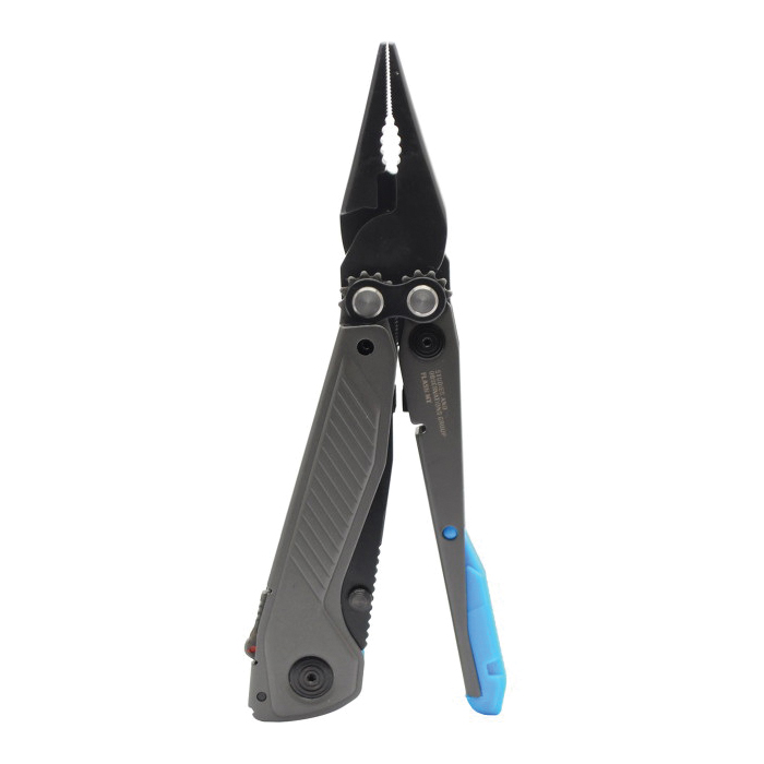 SOG Knives Flash MT Knife, Cyan/Urban Gray - SOG29-55-02-41