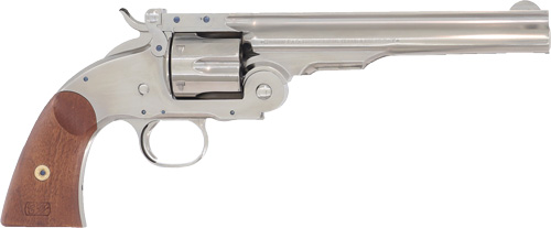 Cimarron No.3 Schofield 45LC Revolver - 7" Nickel