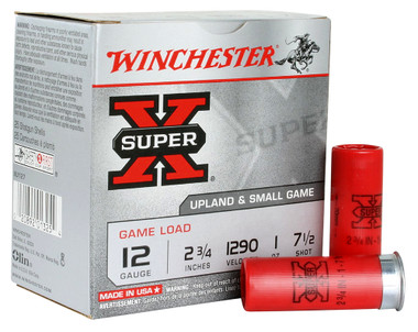 Winchester Super X Game Load 12 Gauge 2.75" 1 oz 7.5 Shot