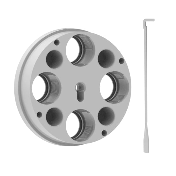 Lee Precision, Inc. 4-Hole Ultimate Tool Carrier Kit For 91910 Ultimate Turret Press
