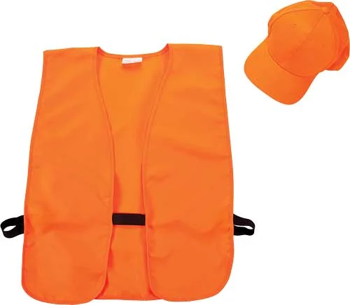 ALLEN HAT VEST COMBO BLAZE - ORANGE VEST M-XL HAT FITS MOST