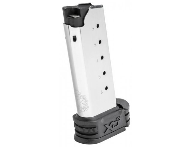 Springfield Armory XD-S MOD.2 Magazine w/ Sleeve .45 ACP 6 Round Black Finish 6RD