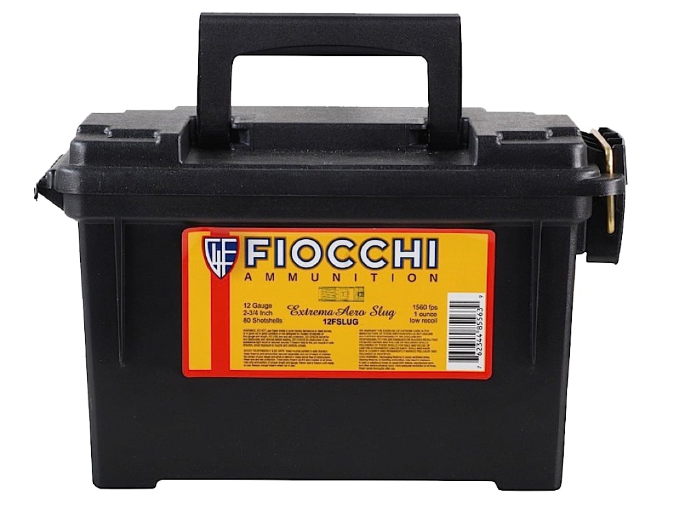 Fiocchi 12FLRSLU Aero Extrema 12Gauge 2.75″ 1oz RifledSlug Shot 10 Per Box/8 Case