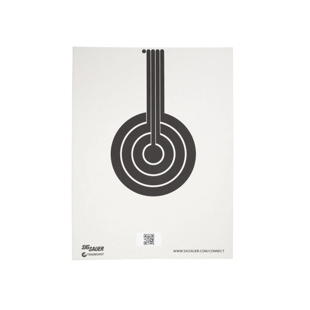 Sig Sauer T300 Bullseye Target, Black/White