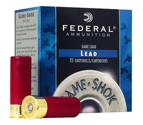 Federal 20 Gauge Ammunition Game-Shok H2046 2-3/4" #6 Shot 1oz 1220fps Case of 250 Rounds