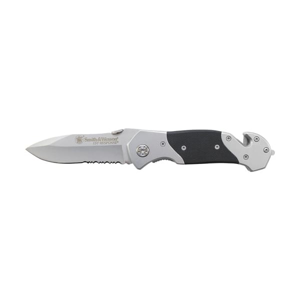 Smith & Wesson 1st Response Folding Knife Drop Point, Silver