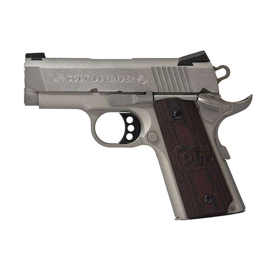 Colt Defender 45 ACP 3" Stainless 1911 Pistol