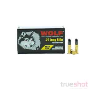 Wolf - Match Extra - 22 Long Rifle - 40 Grain - Solid Round Nose - 5000