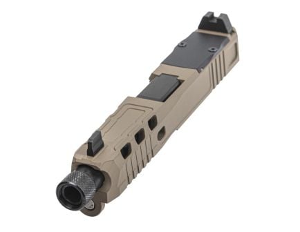 PSA Dagger Complete SWRV2 RMR Slide Assembly With Threaded Barrel, Flat Dark Earth