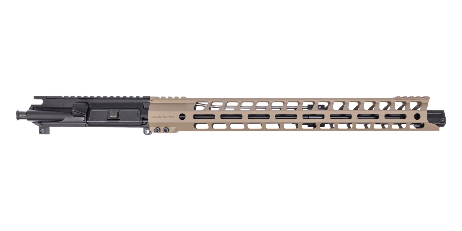 PSA 16" 5.56 NATO Hex 17" LSA Grunt M-LOK Upper With Linear Comp - No BCG or CH; FDE