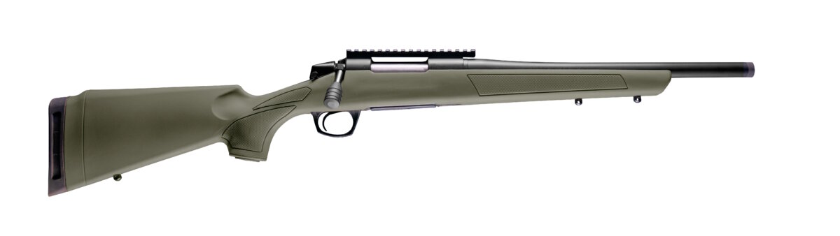 CVA CASCADE SB 223REM BLK/OD 16" # OD GREEN STOCK | 5/8X24