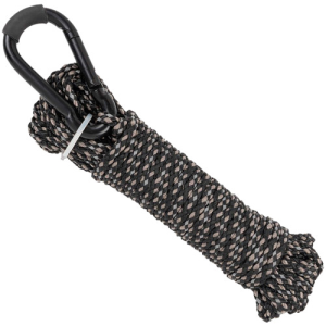 ALLEN Reflective Hoist Rope Black 25 Long