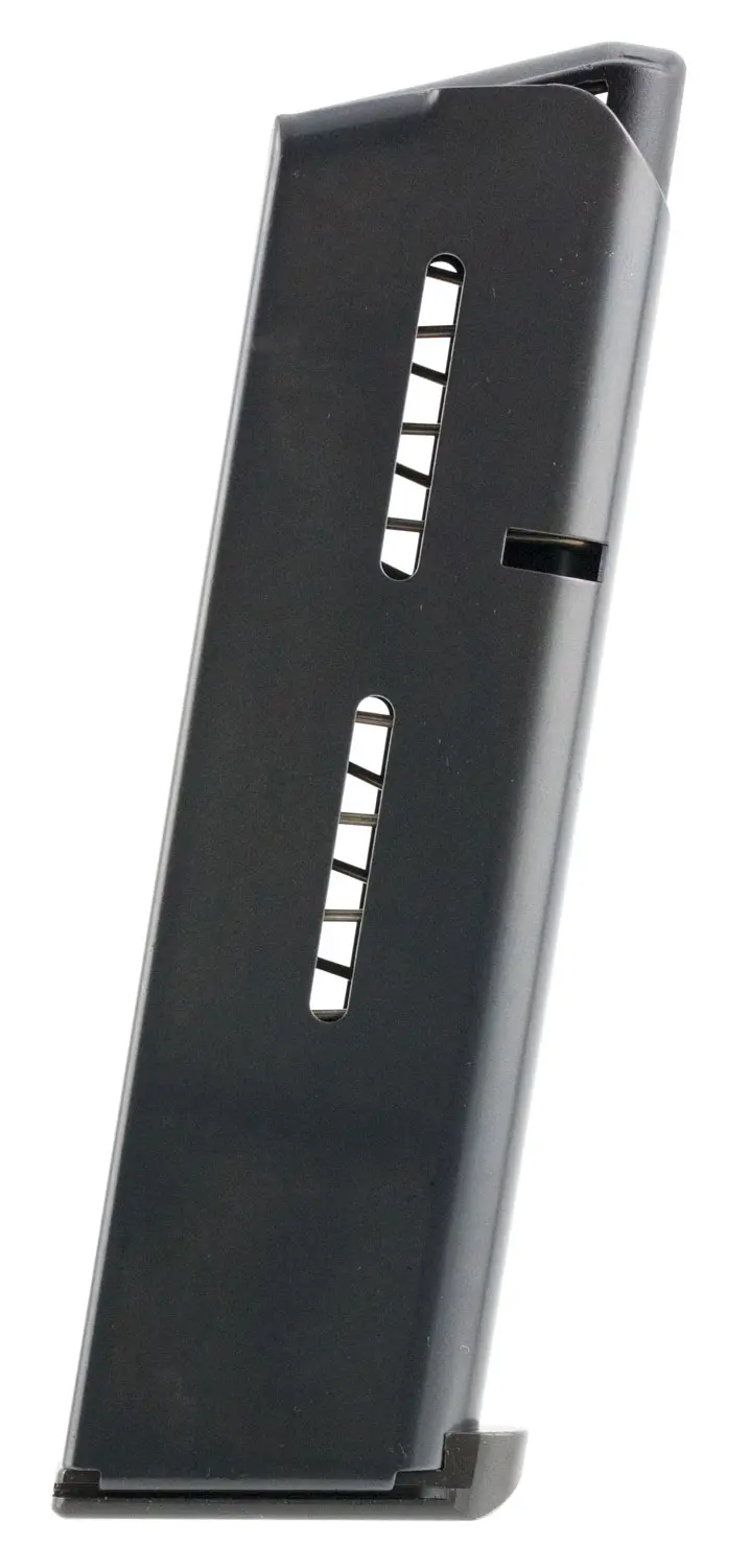 Wilson Combat 47CB 1911 7rd Detachable w/ Lo-Profile Steel Floor Plate 45 ACP Black Steel