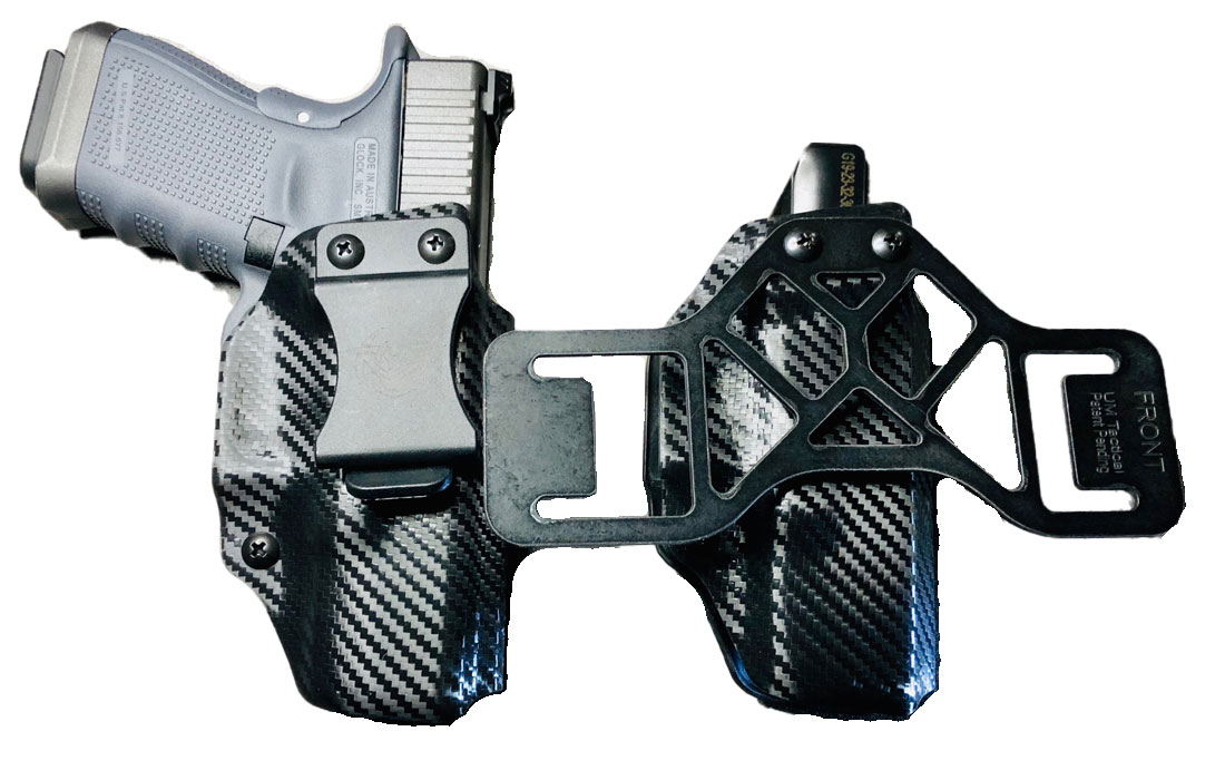 UM Tactical Qualifier RH IWB/OWB 1911 Holster, Black - QU-1911-GOV-RH
