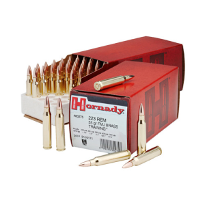 Hornady HORANDY Custom Training 223 REM 50gr FMJ Brass Ammunition | 50 Rounds