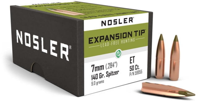 Nosler E-Tip Rifle Bullet 7mm 140gr Spitzer Boat Tail SBT 50ct