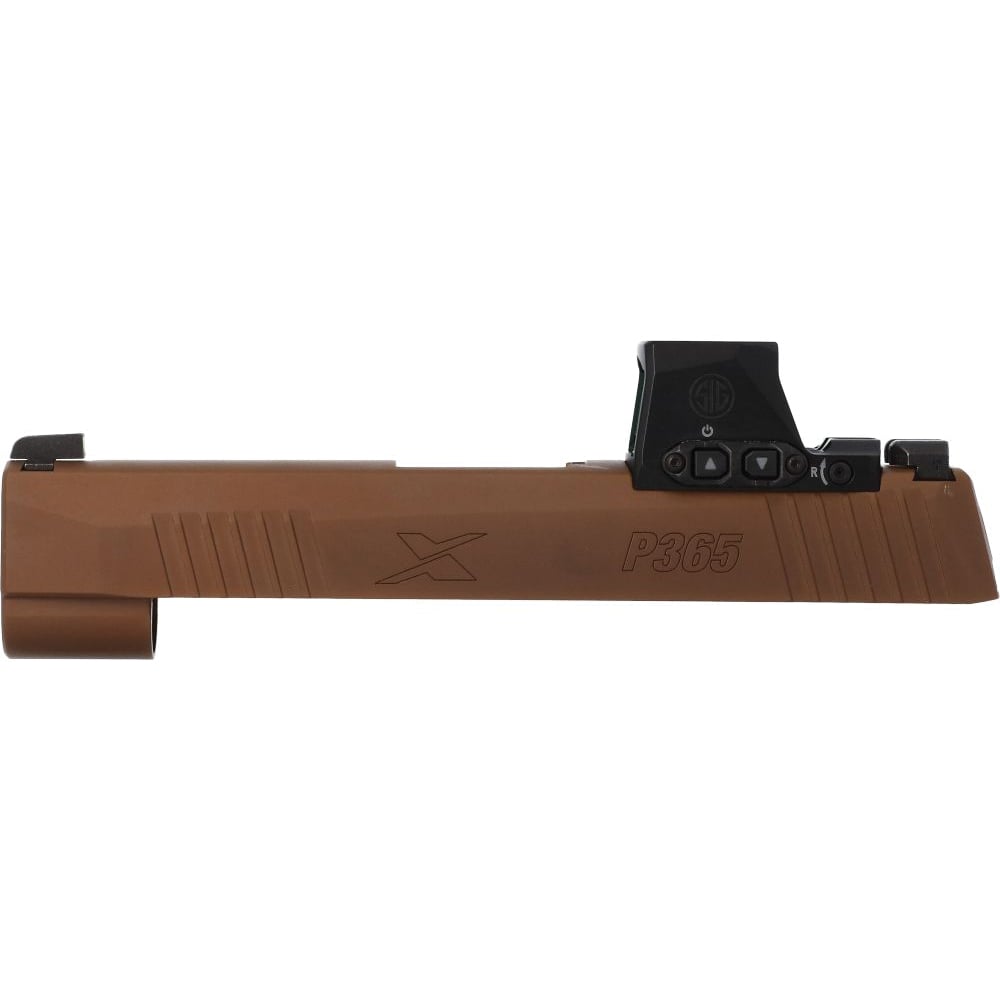 Sig Sauer Optic Ready Slide Assembly Fits P365X/P365XL Compact, Coyote Brown - Precision Engineering - 8901559