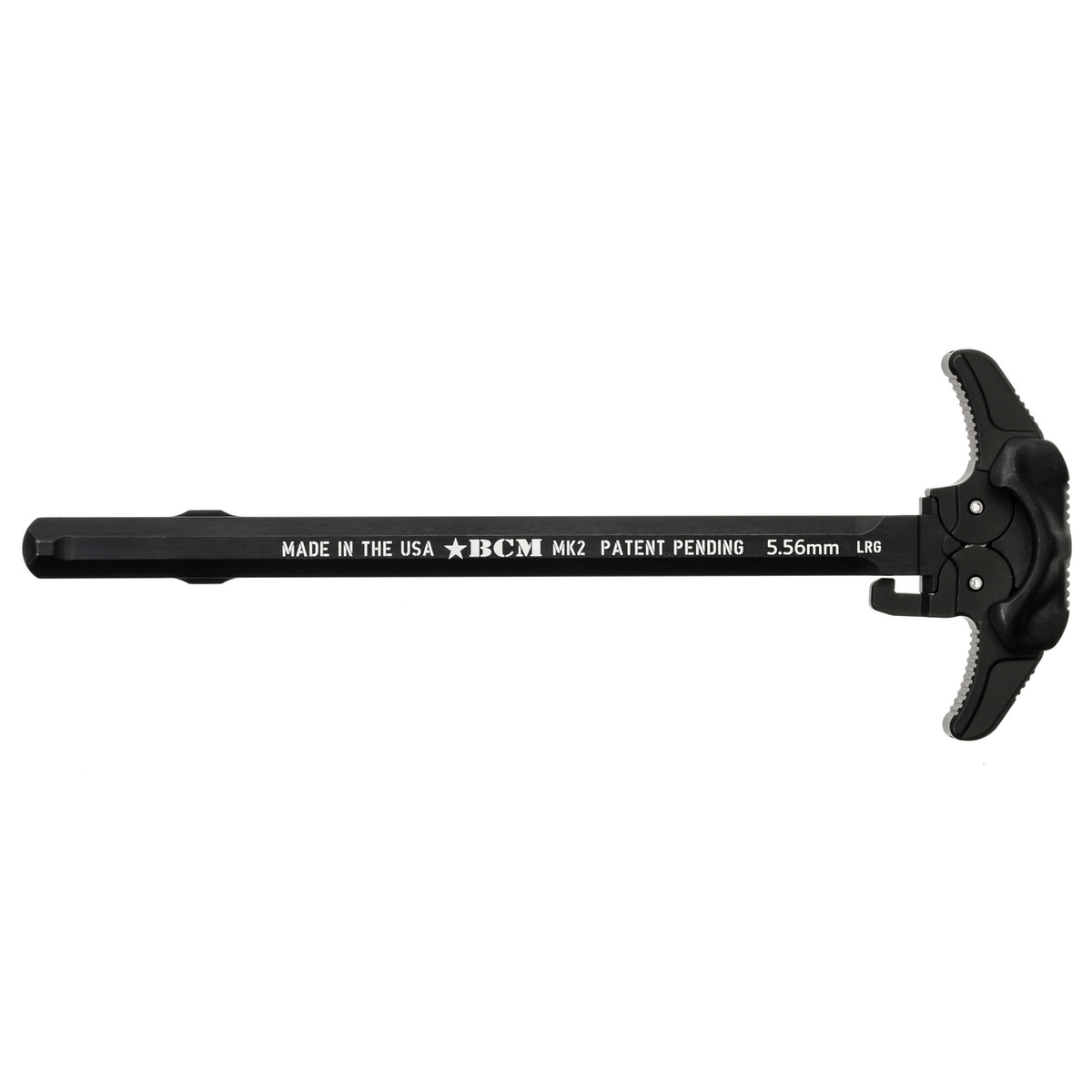 BCM Ambidextrous MK2 Large Latch Charging Handle, Black - Easy Operation with Superior Control - GFH-MK2-LRG-AMBI