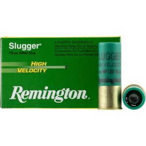 Remington Ammunition SPHV12RS Slugger High Velocity 12GA 2.75\" 7/8oz Slug Shot - 5sh Box