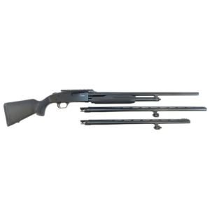 MOSSBERG 500 3-Barrel Combo 20 Gauge 3" 22", 24", 26" 5+1 Pump Shotgun - Black Synthetic