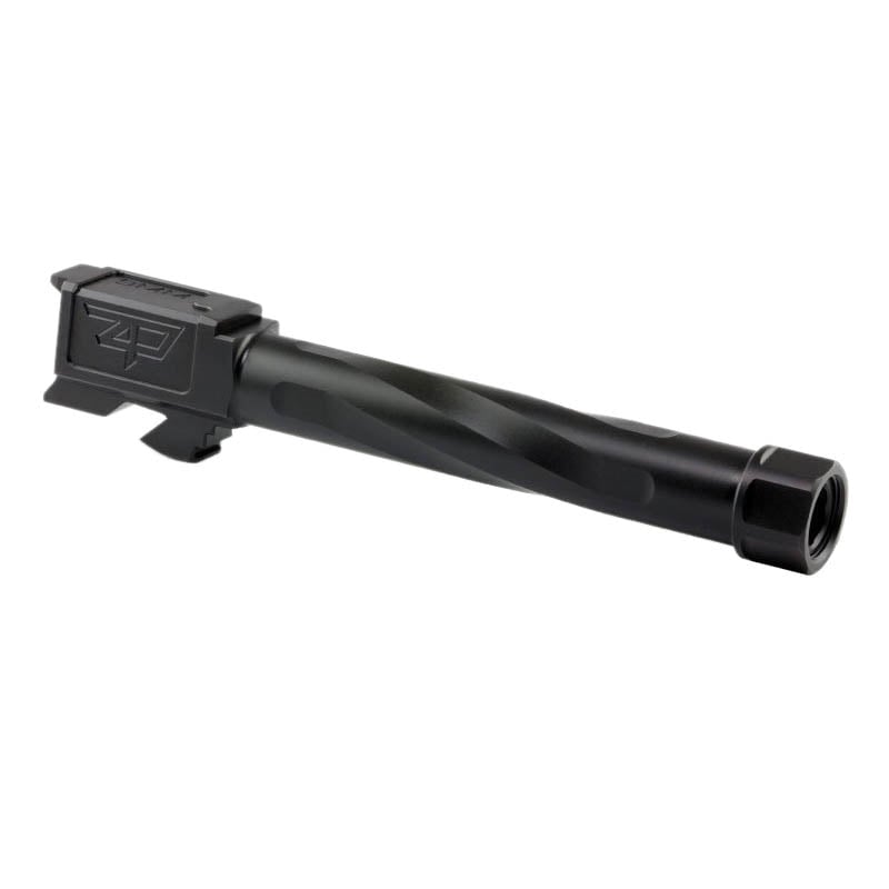 Zaffiri Precision Threaded Barrel 9mm 4.99" Fits Glock Gen 1-4 G17, Black