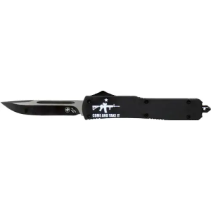 TEMPLAR KNIFE SLIM OTF COME AND TAKE IT AR 3.5 BLACK DP
