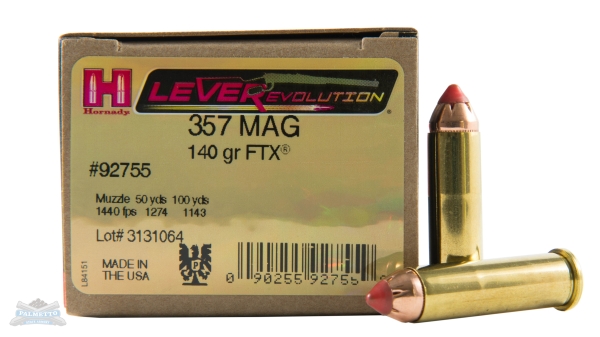Hornady 357 Magnum 140gr FTX LeverEvolution Ammunition 25rds - 92755