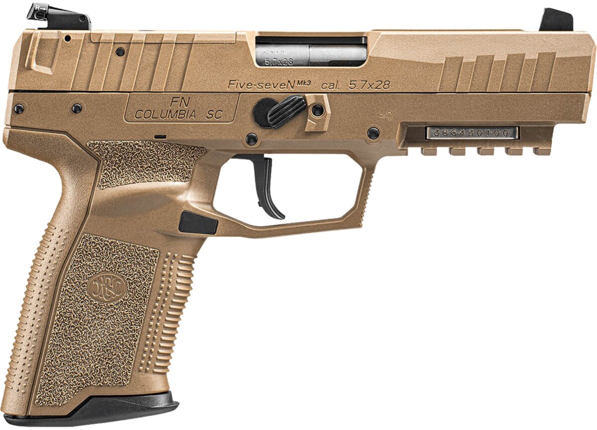 FN FIVE-SEVEN MRD 5.7X28 FDE 20+1 2-20RD MAGS | ACCESSORY RAIL