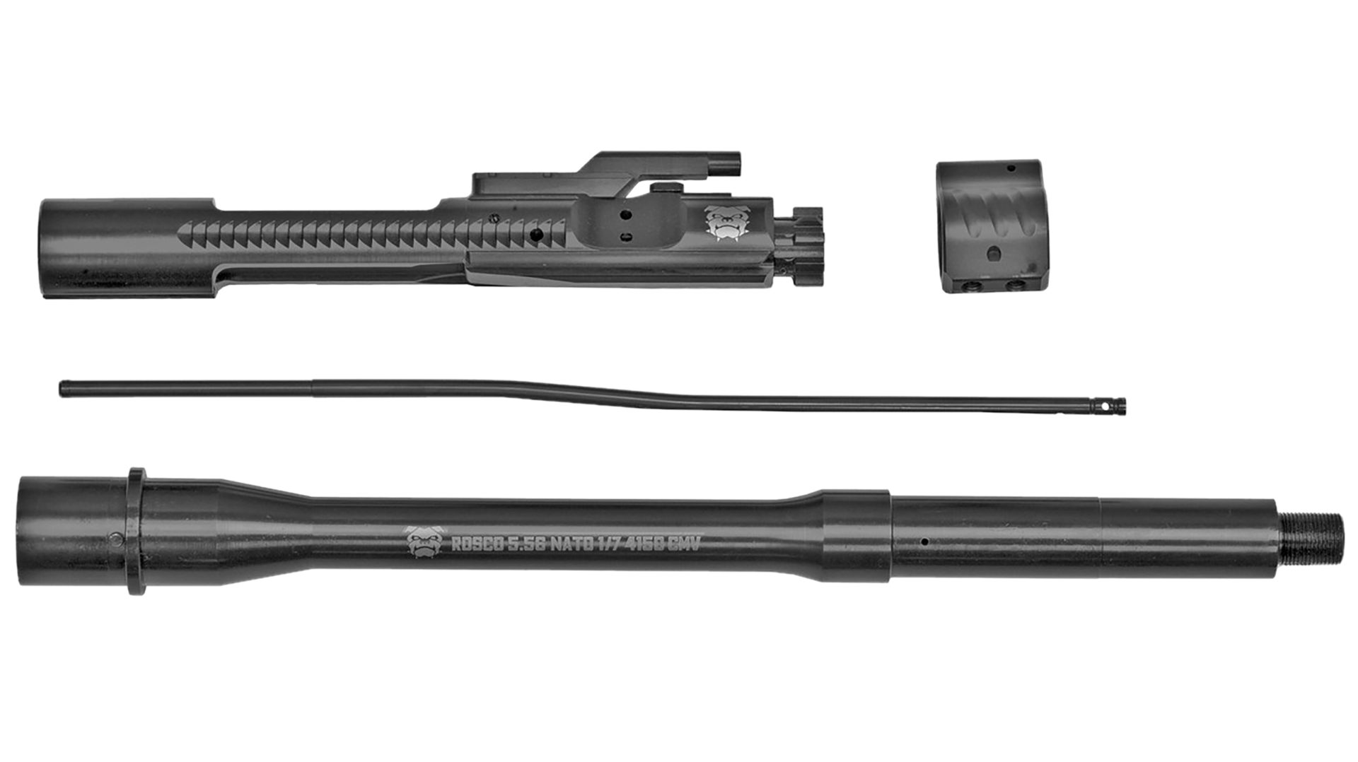 Rosco Manufacturing Bloodline Sauce Pack Barrel and Bolt Carrier Group Kit 5.56x45mm, Black