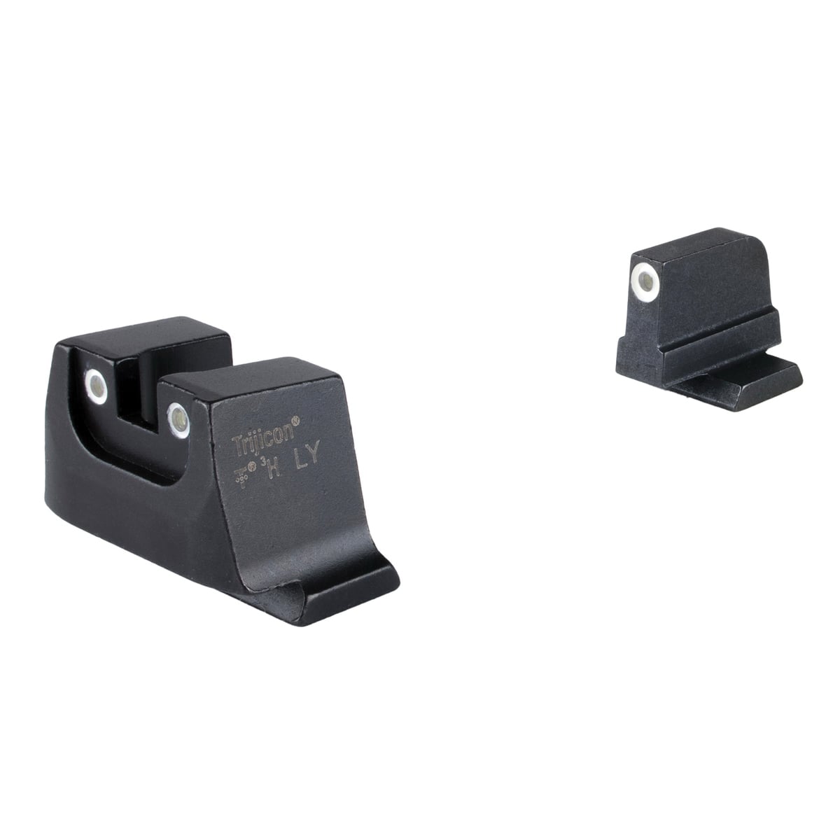 Trijicon Suppressor/Optic Height Night Sight Set Front/Rear, Green/White/Green/White