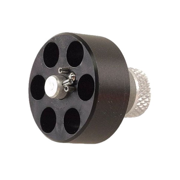 HKS A Series 6rd 38 Special/357 Mag Speedloader For S&W 27/28, Ruger 357 Redhawk, Black - 27A