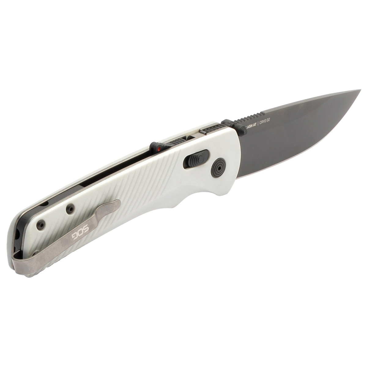 SOG Knives Flash AT Folding Knife Straight Back Concrete - for EDC - SOG-11-18-10-41
