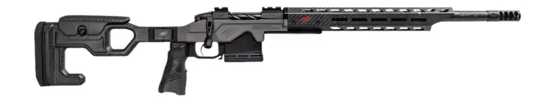 Fierce Firearms REPHT22CM20TU Reaper H-Tac 2.0 22 Creedmoor 3+1 20" Carbon Fiber Match Grade Threaded Barrel, Tungsten Cerakote Receiver w/Picatinny Rail, M-LOK/ARCA Rail Handguard, Carbon Matrix Push