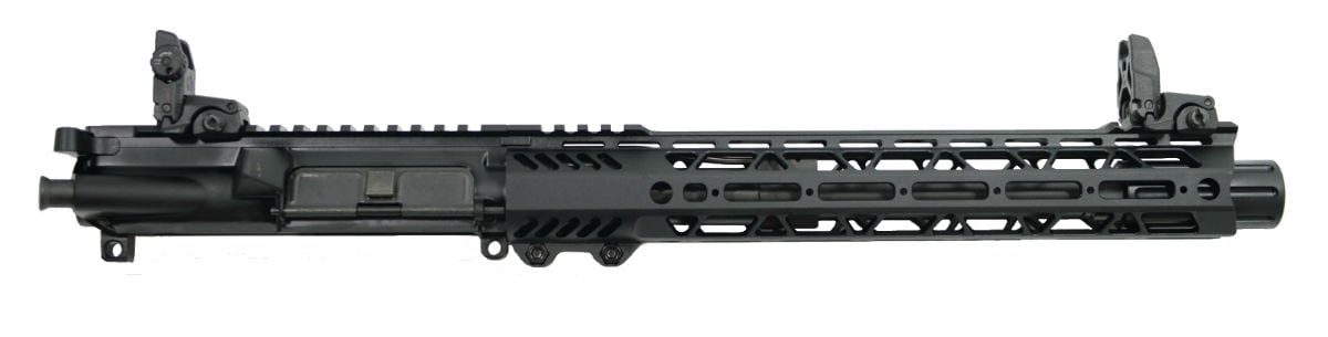 PSA 10.5" Pistol-Length 300AAC 12" Lightweight M-Lok Slant Upper - With BCG, CH, & MBUS Sight Set - 5165449836