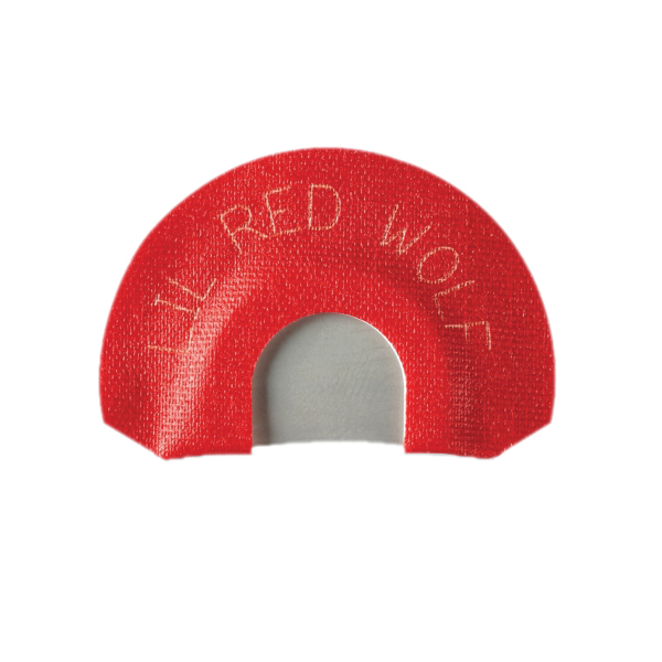 Johnny Stewart Lil Red Wolf Howler Wolf Diaphragm Call, Red