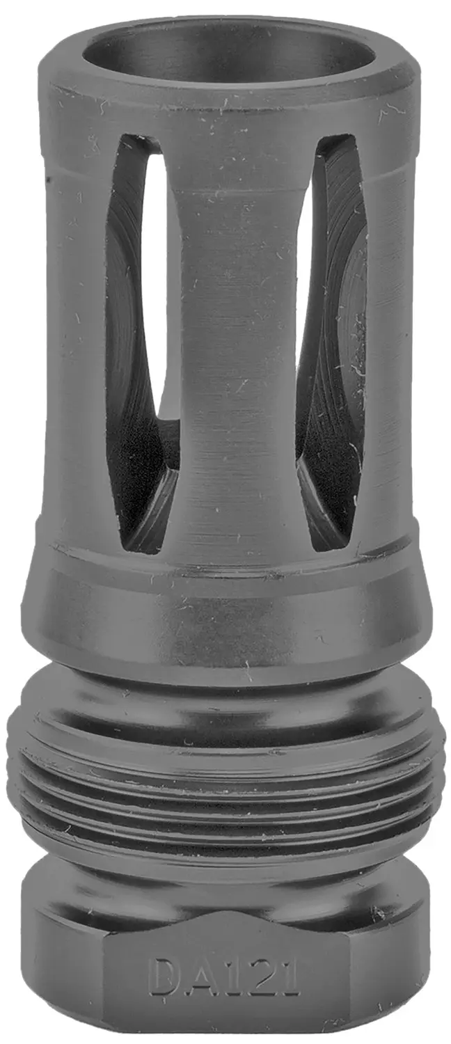 Dead Air DA121 Xeno Flash Hider Black Nitride 4140 Steel with 1/2"-28 tpi Threads, 2.16" OAL .99" Diameter