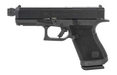 Glock 19 Gen 6 9mm (OR) 15rd Pistol, 4.02" Threaded Barrel, Black